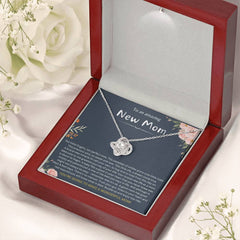 New Mom Jewelry, Sentimental Necklace for First-Time Moms, Baby Shower Gift