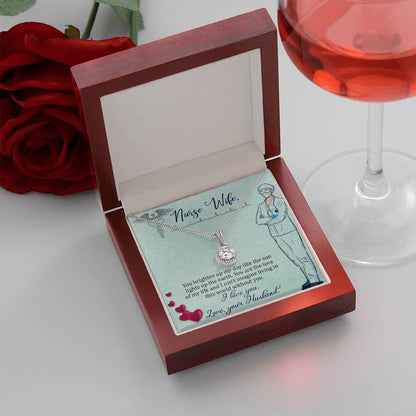 Nurse Wife Present - Eternal Hope Necklace - Gift for Wife from Husband