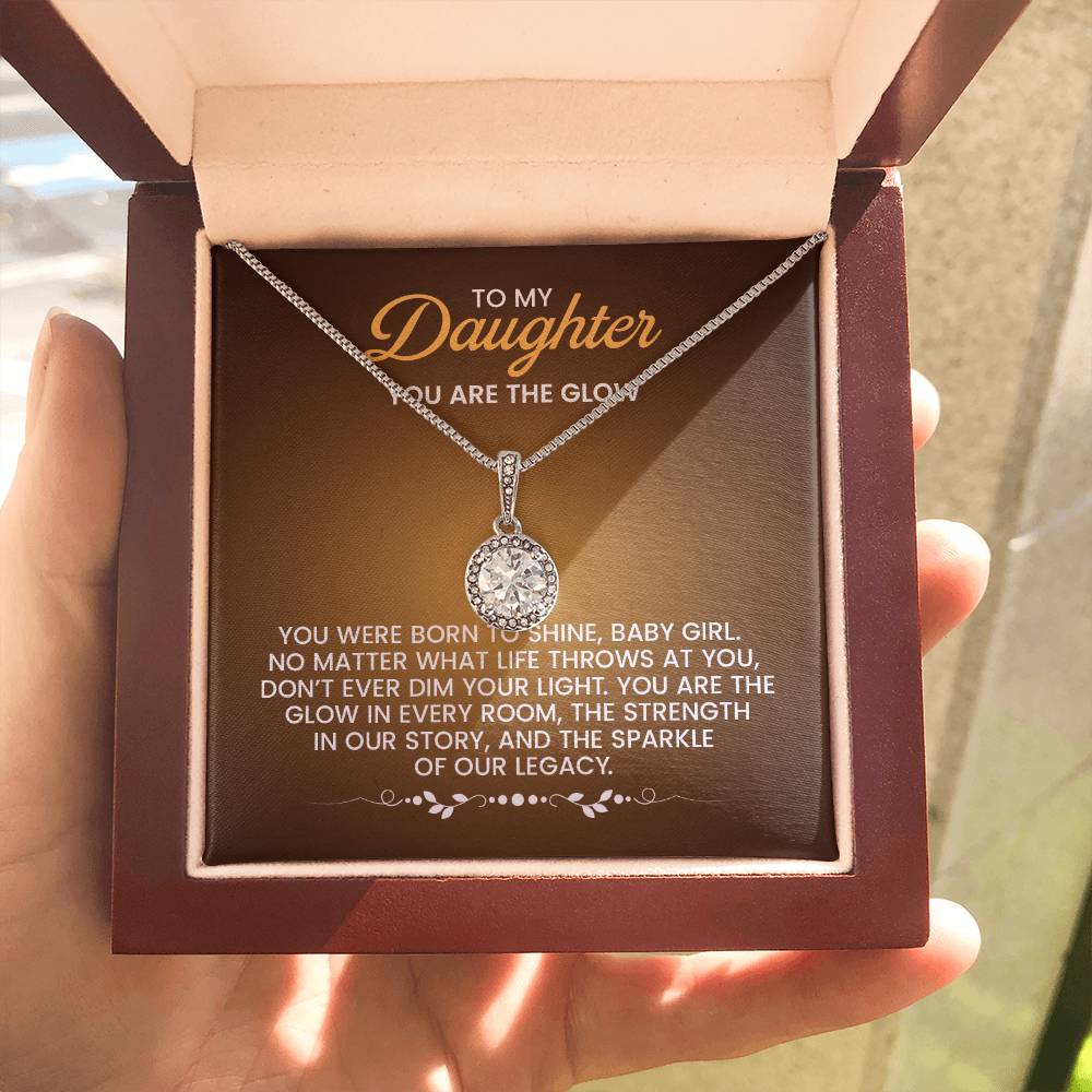 To My Daughter Necklace – Birthday & Graduation Gift Jewelry – Eternal Hope Necklace