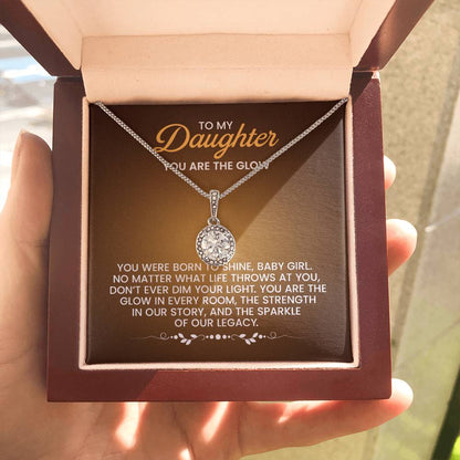 To My Daughter Necklace – Birthday & Graduation Gift Jewelry – Eternal Hope Necklace