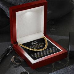 Son Necklace Gift from Mom, Birthday, Graduation & Christmas Jewelry, To My Son