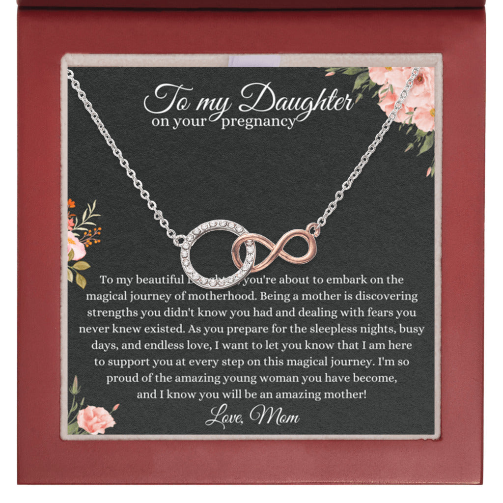 Infinite Bond Circle Necklace for Mother To Be