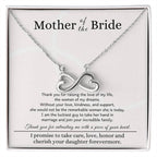 Mother of the Bride Gift from Son In Law - Thank you for raising the love of my life - Endless Love Necklace
