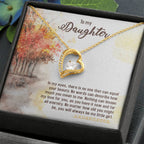 To My Daughter Necklace – Perfect Daughter Gift for Graduation & Birthday – Forever Love Necklace