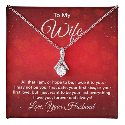 Wife Gift from Husband - Meaningful Jewelry for Valentine’s Day & Special Occasions - Alluring Beauty Necklace