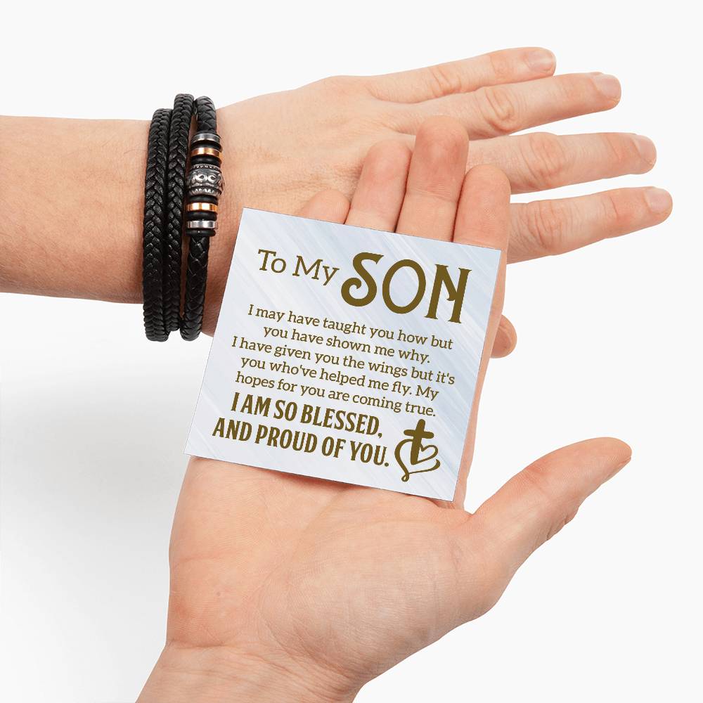 Gift for Son – Birthday, Christmas Jewelry – Love You Forever Bracelet