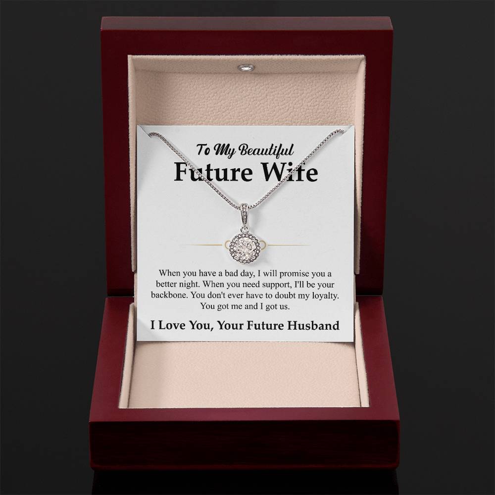 Future Wife Gift - Beautiful Necklace for Girlfriend for Birthday, Christmas & Romantic Moments - Eternal Hope Necklace