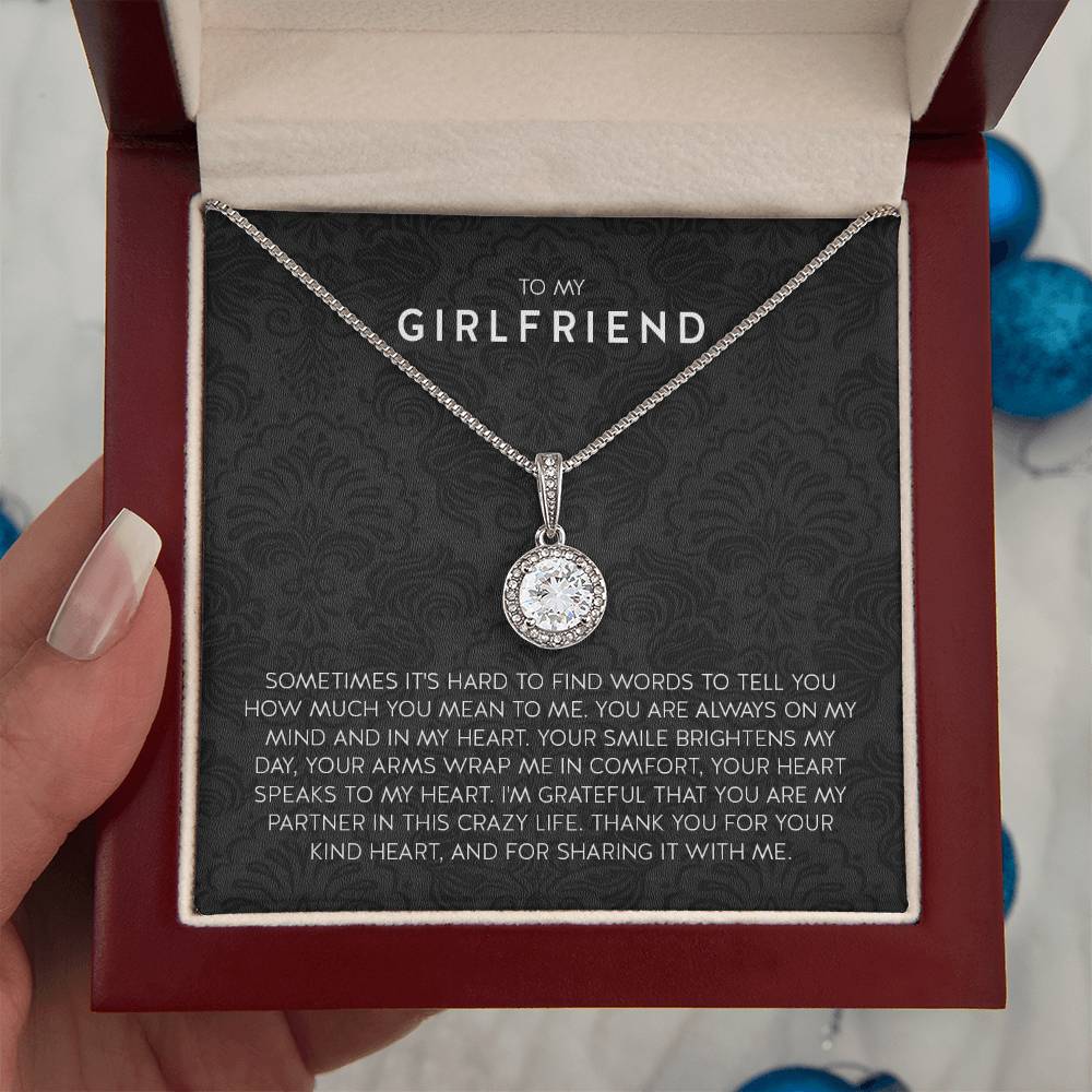 To My Girlfriend Necklace - Romantic Jewelry Gift for Christmas, Valentine’s Day & Surprises - Eternal Hope Necklace