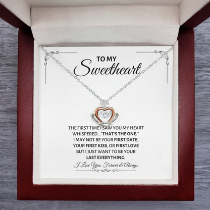 To My Sweetheart Necklace - Gift for Love on Valentine’s Day & Special Days - Crown Pendant Necklace