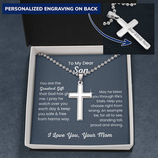 Son Cross Necklace from Mom