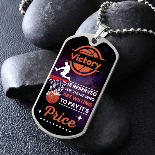 Inspirational Gift For Him - Dog Tag Necklace