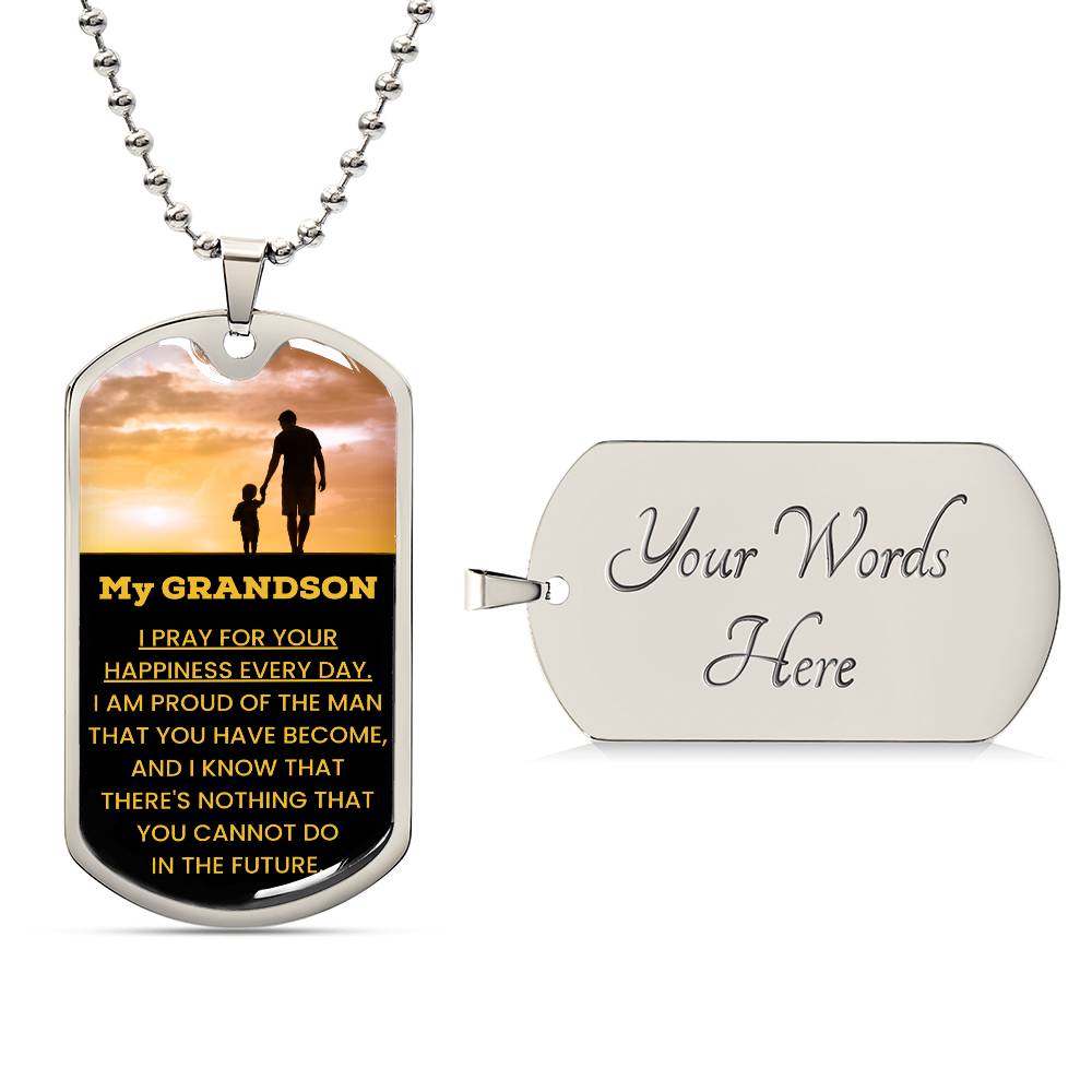 Personalized Luxury Military Necklace - Proudly Made in the USA