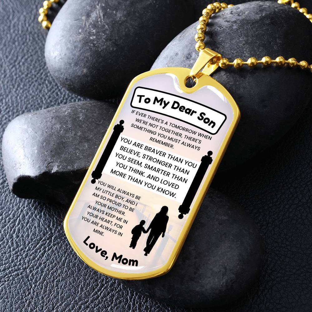 Personalized Dog Tag Necklace Made in USA