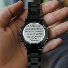 Personalized Engraved Watch for Boyfriend, Anniversary Gift for Him, Timeless Keepsake with Love Message, To My Man