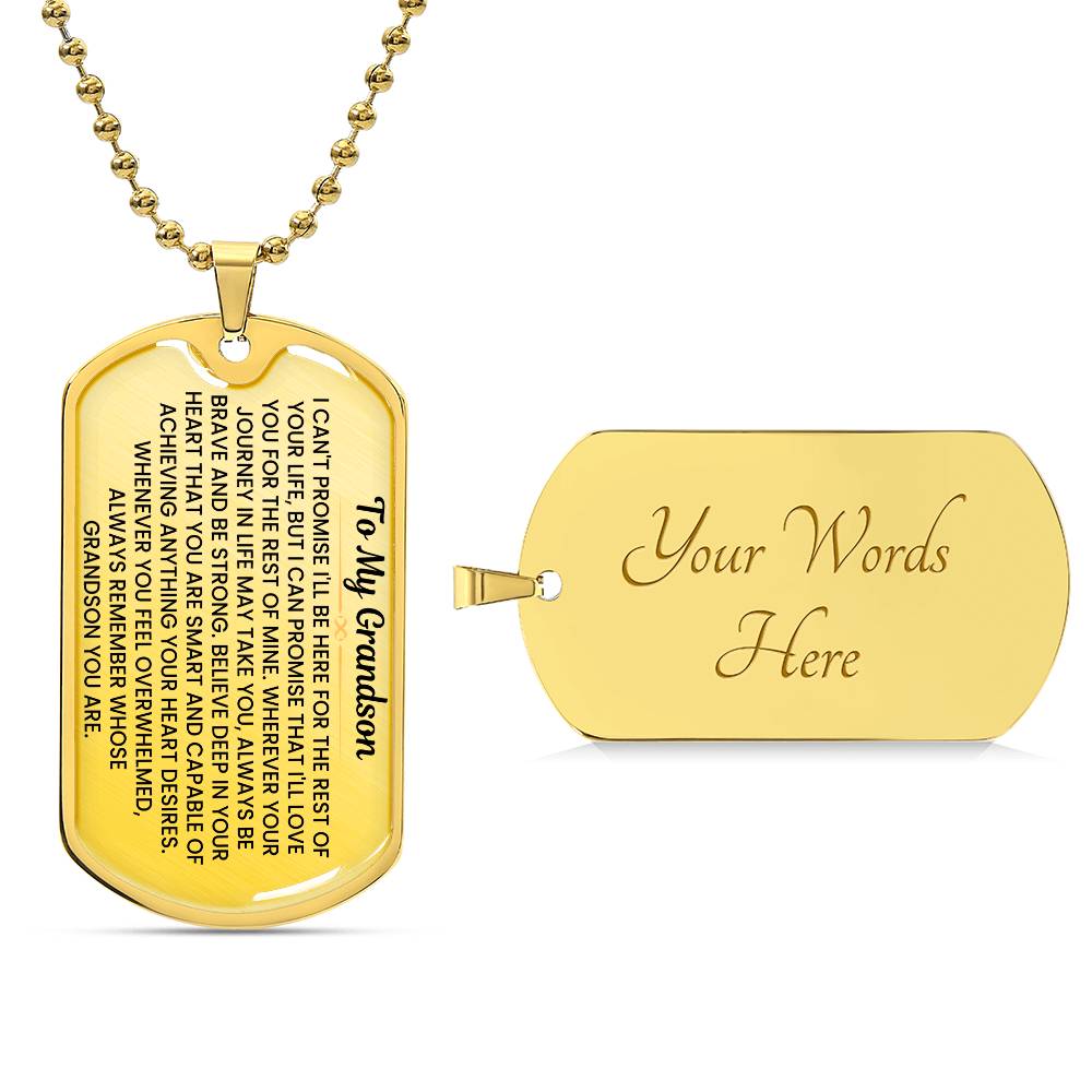 Easter Gift Dog Tag Necklace