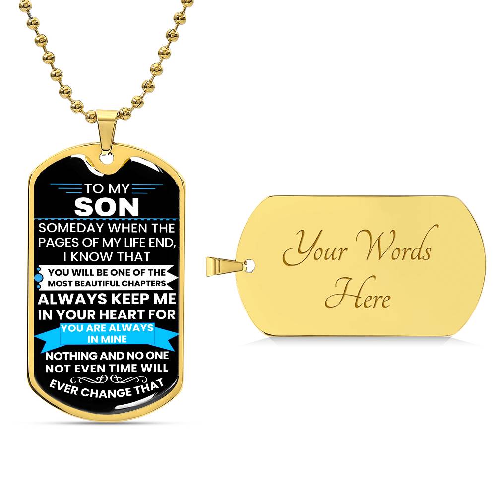 Dog Tag Necklace for Christmas Gifts