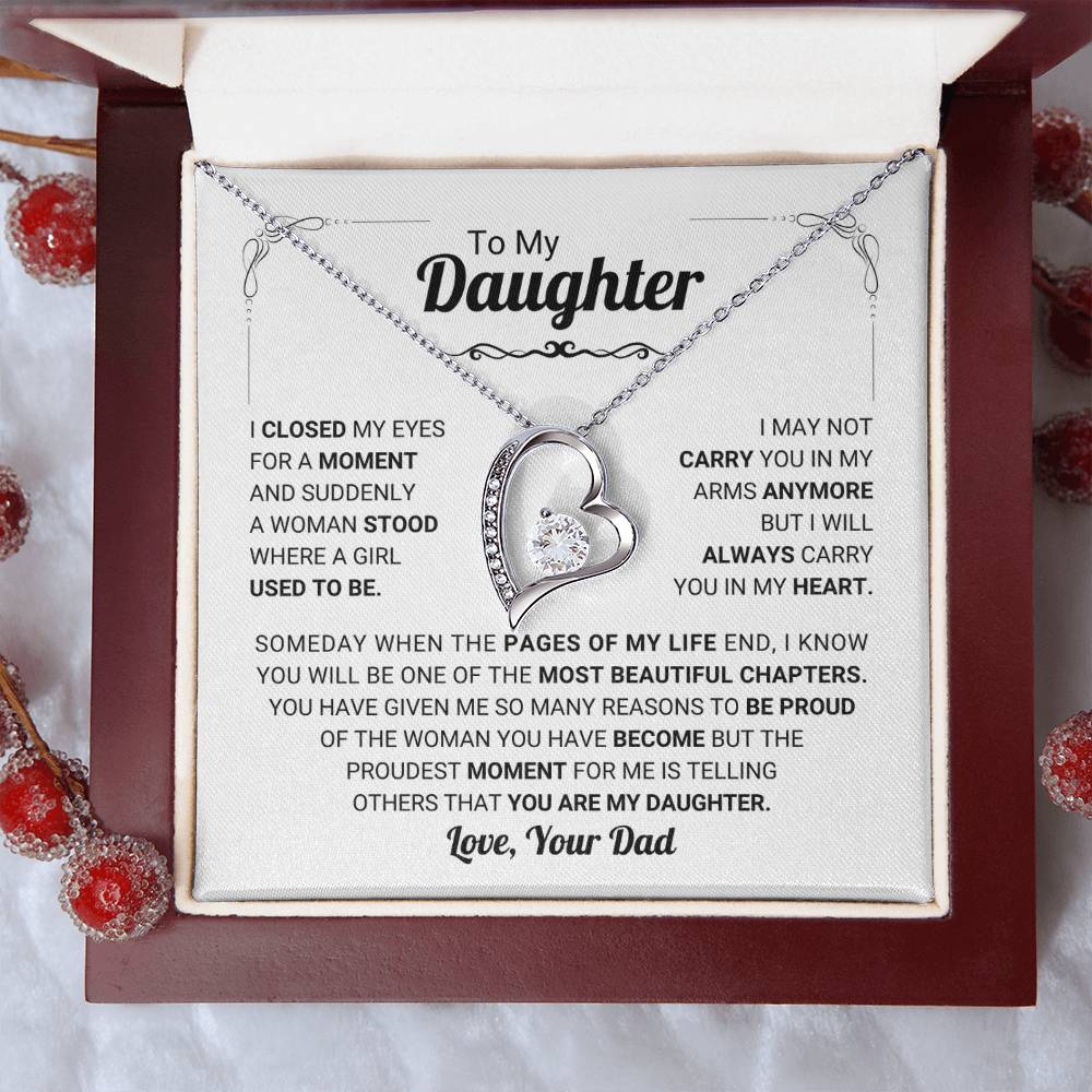 Eternal Father-Daughter Bond Necklace