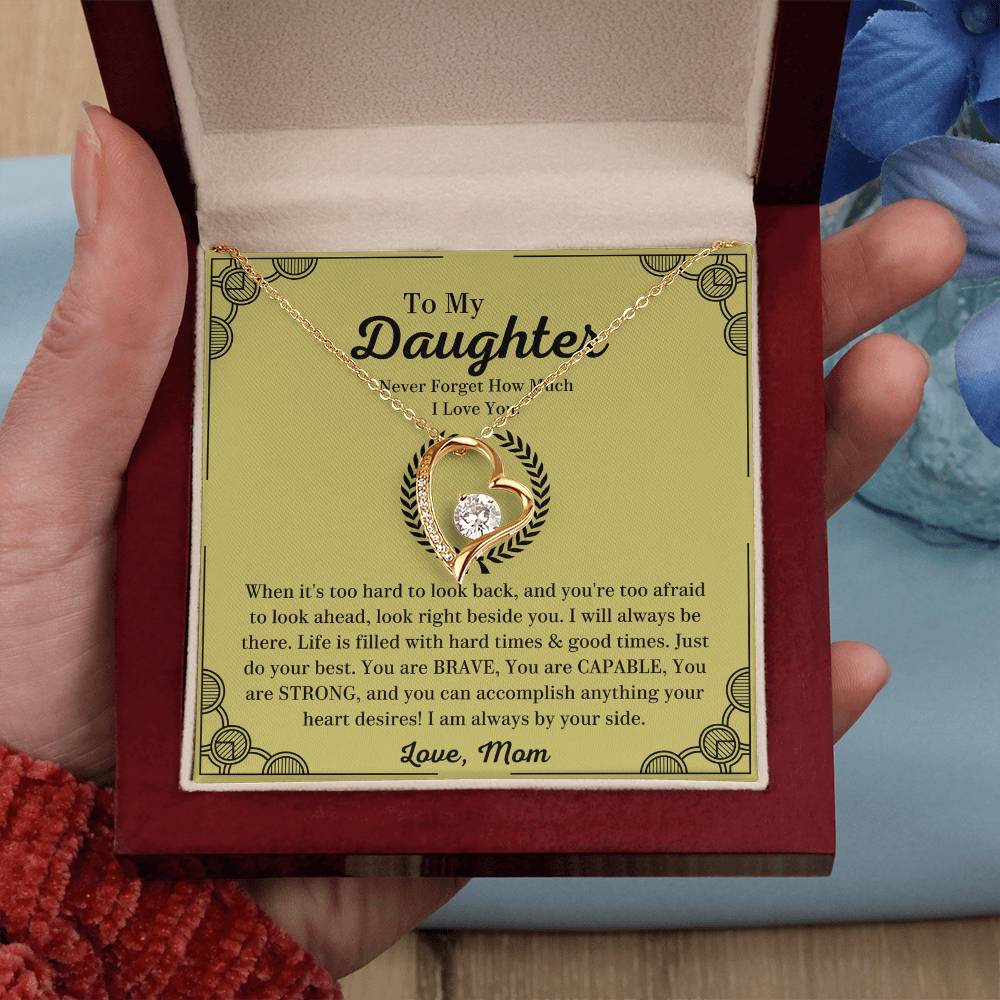 To My Daughter Necklace