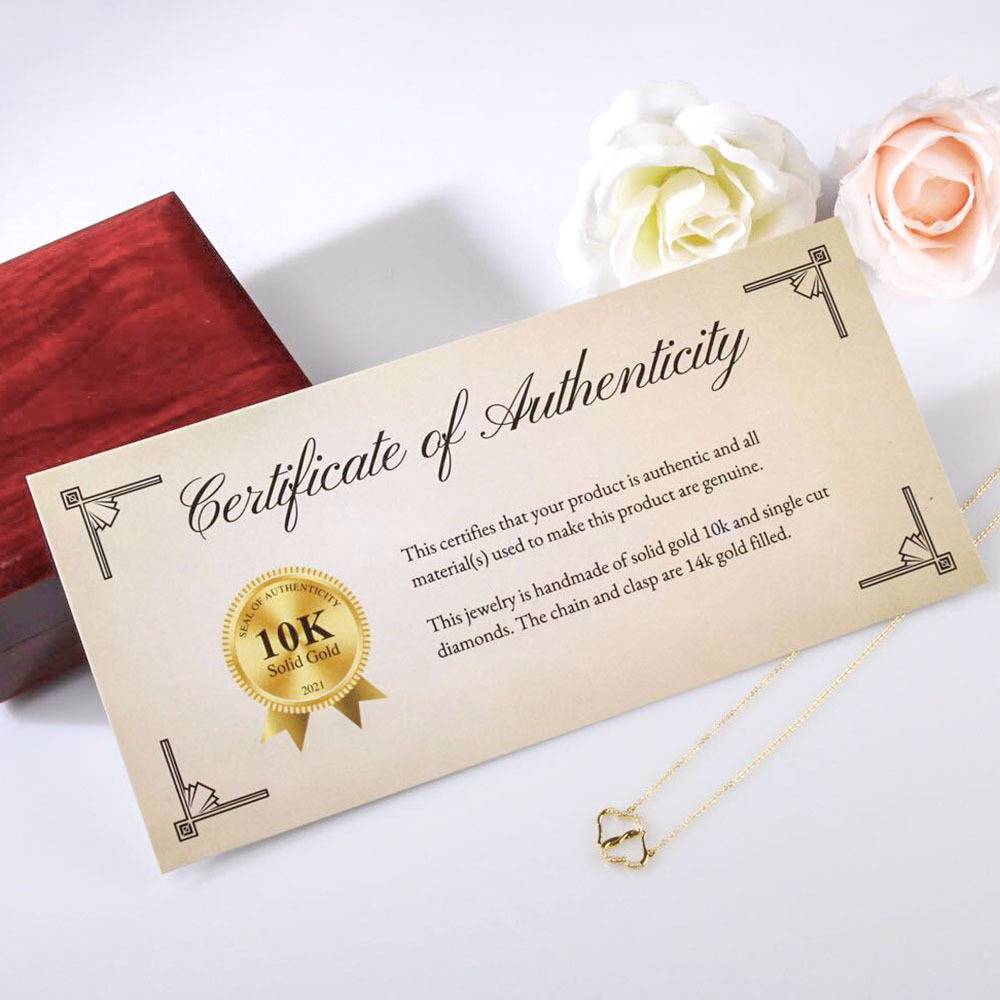 Luxury Necklace Certificate