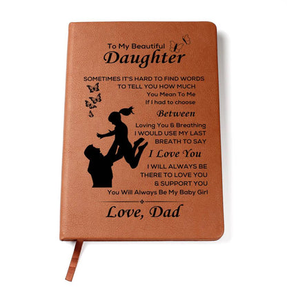 Father to Daughter Gift Journal