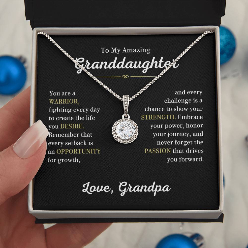 Granddaughter Eternal Hope Necklace for Birthday