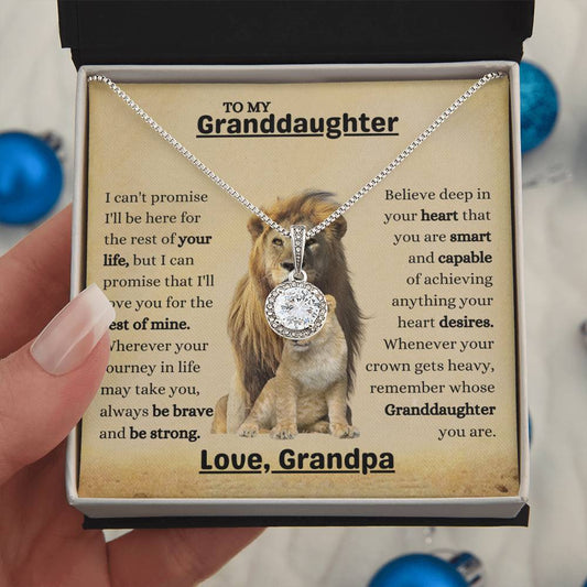 Granddaughter Gift from Grandpa Necklace