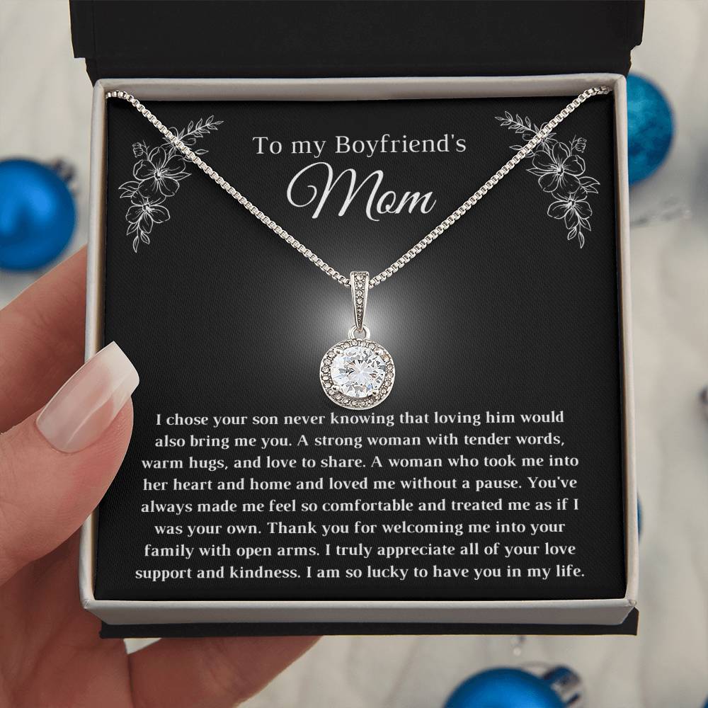 Heartfelt Present for Boyfriend’s Mom Necklace