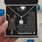 Celebrate Her Bright Future with 14k White Gold Finish Necklace
