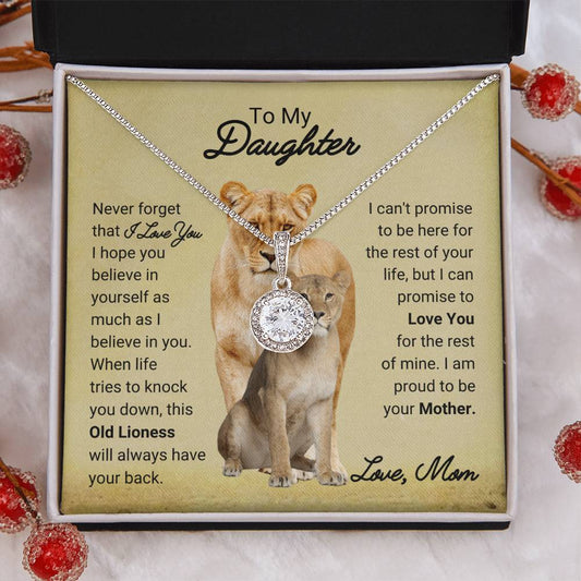 Elegant Daughter Necklace Gift from Mom