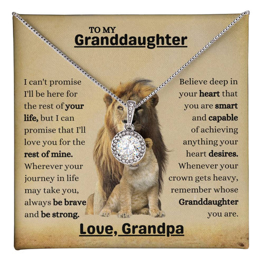 Granddaughter Gift from Grandpa Necklace