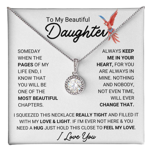 To My Daughter Necklace - Main Image