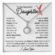 To My Daughter Necklace - Main Image