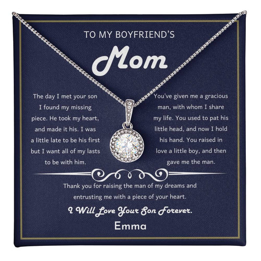 To My Boyfriends Mom Gift from Future Daughter In Law | Sparkling Necklace