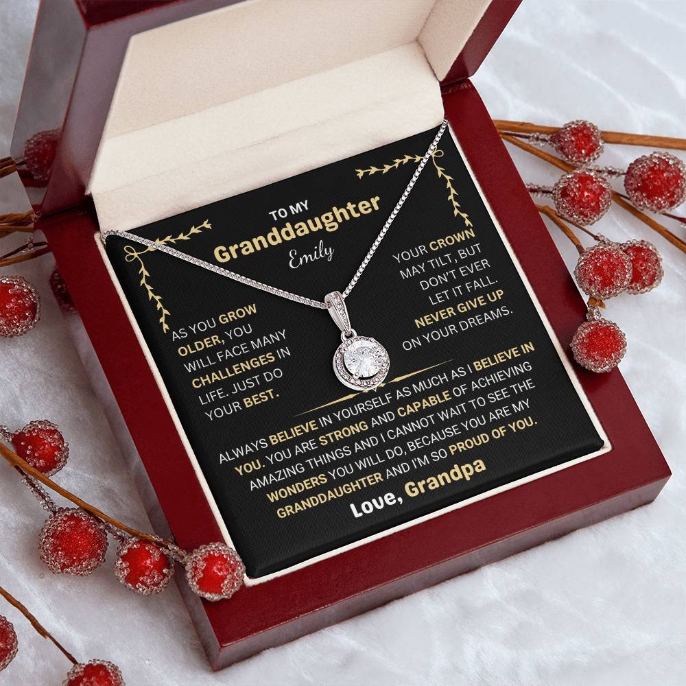 Grandpa's Gift of Love - Elegant Lobster Clasp Necklace