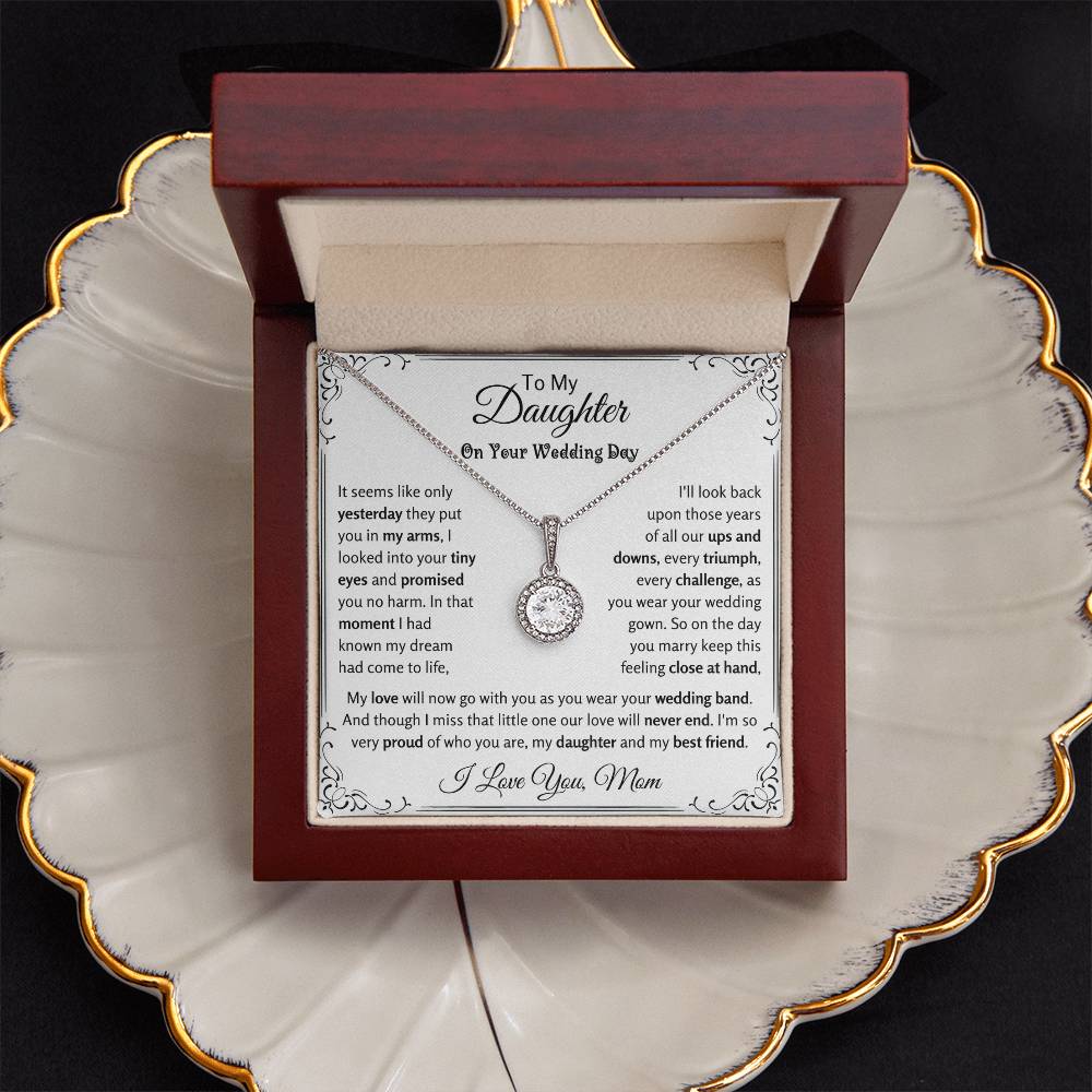 Bridal necklace in premium packaging for gifting