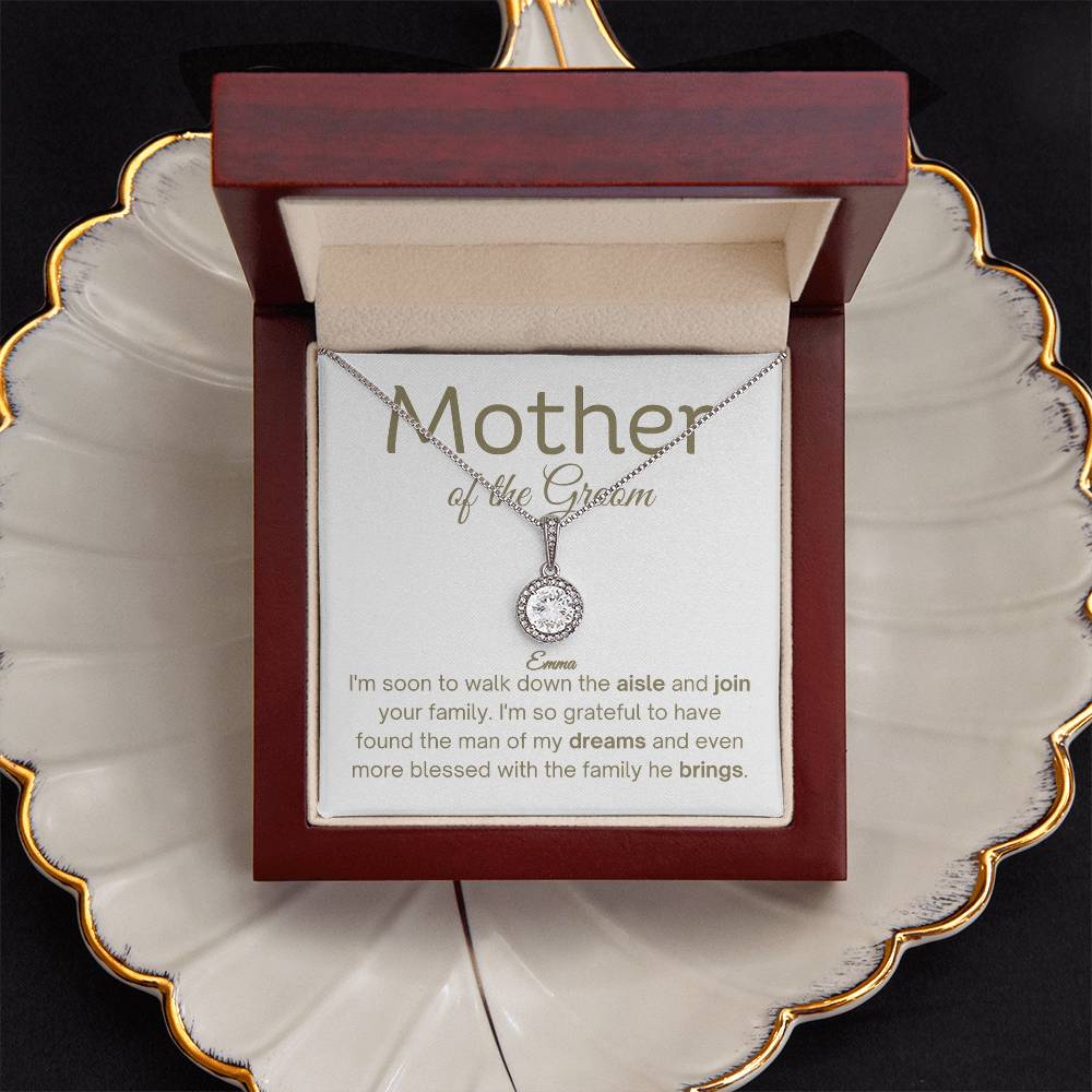 Mother of Groom Necklace Gift