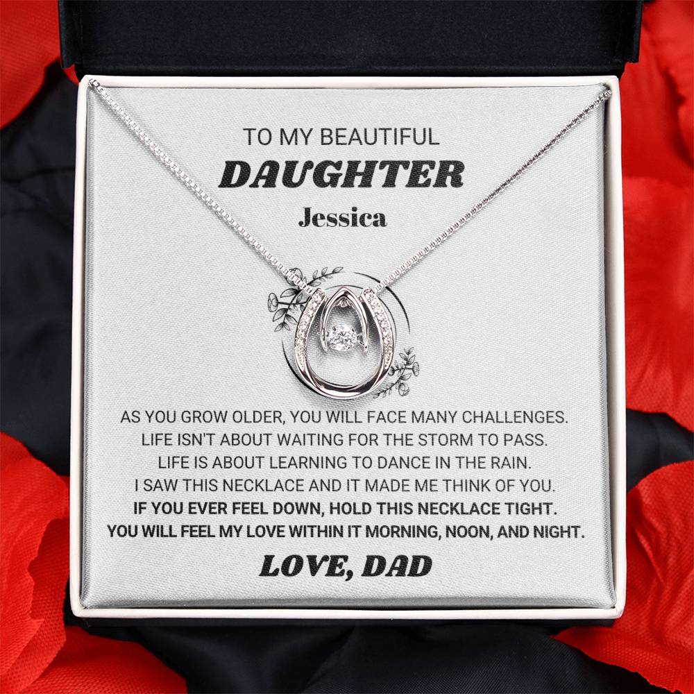 personalized gift for daughter from dad necklace