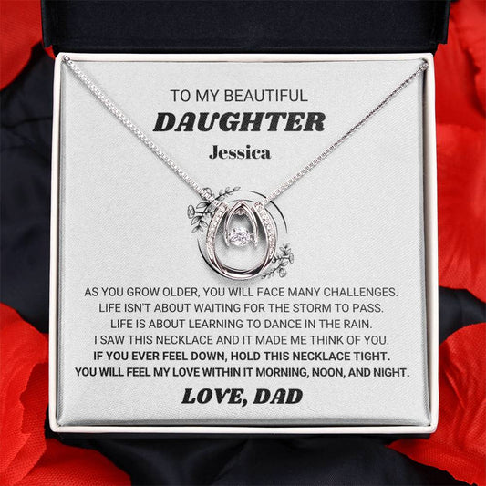 personalized gift for daughter from dad necklace