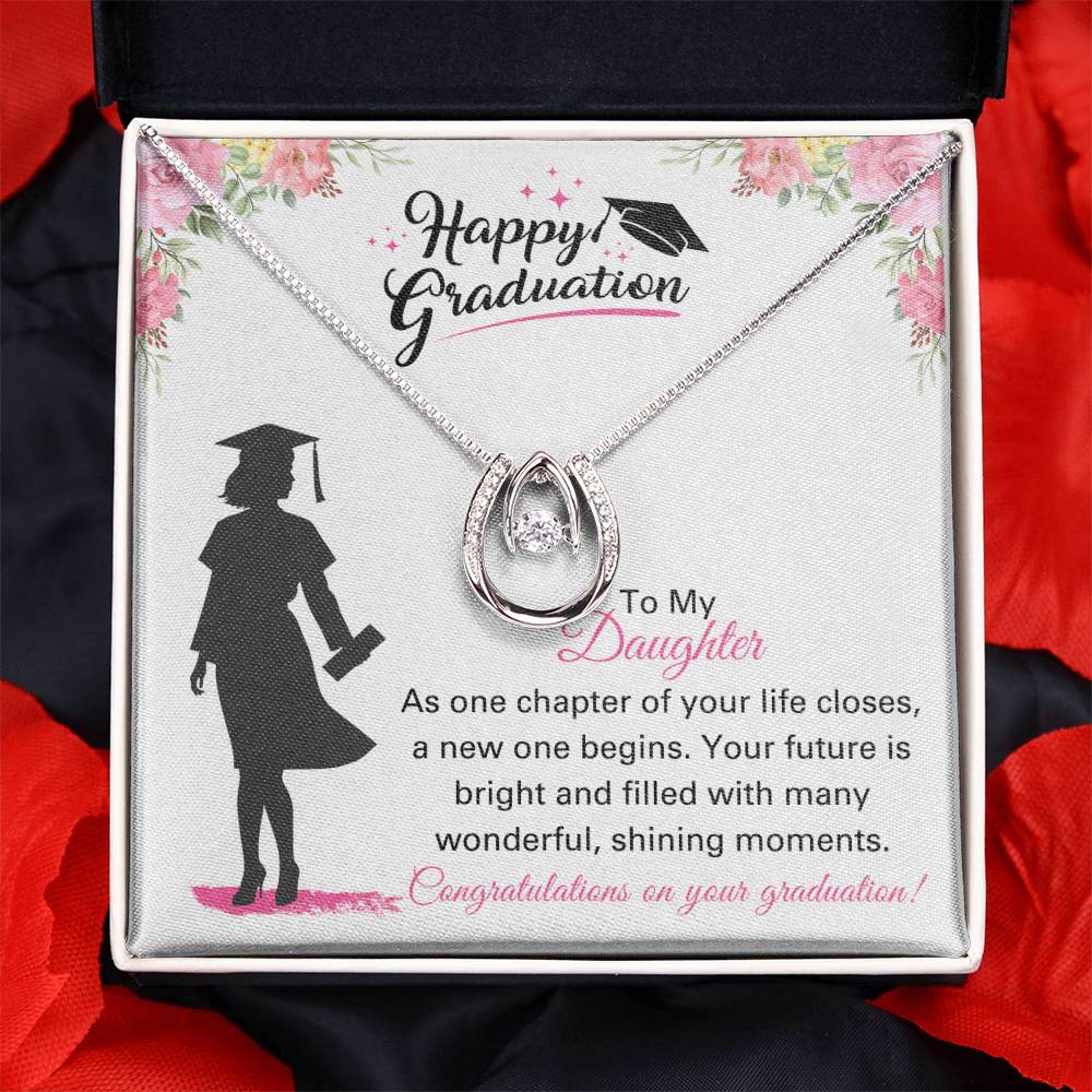 College Graduation Gift for Daughter from Parents, Uni Graduation Necklace for Her