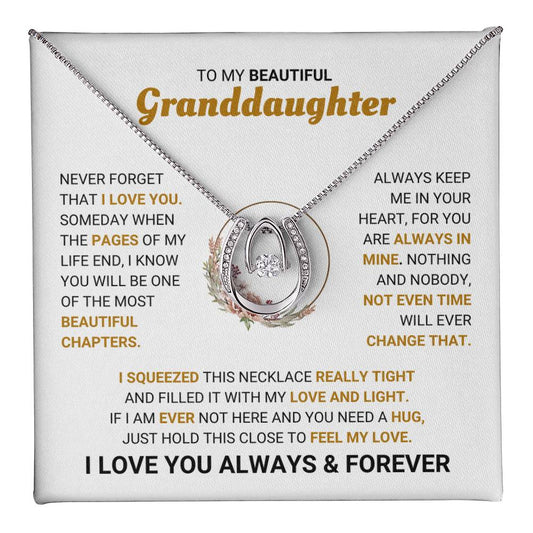 Beautiful Gift for Granddaughter from Mom and Dad | Love Necklace