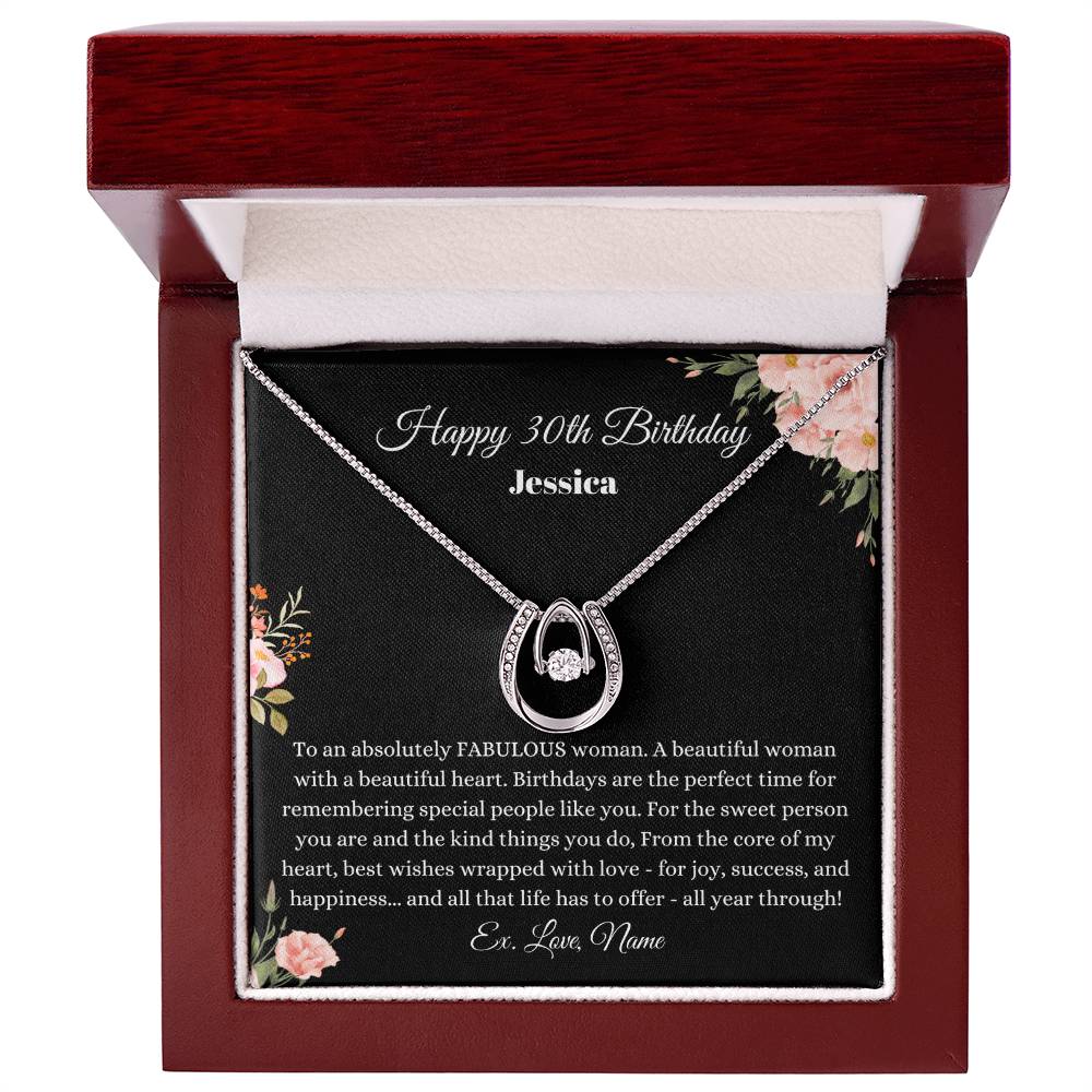 Women’s 30th Birthday Gift Necklace