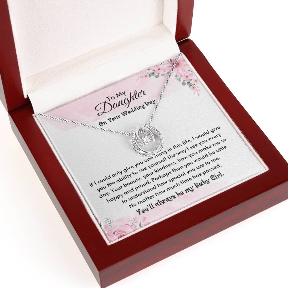 Cubic Zirconia Crystal Bridal Shower Pendant