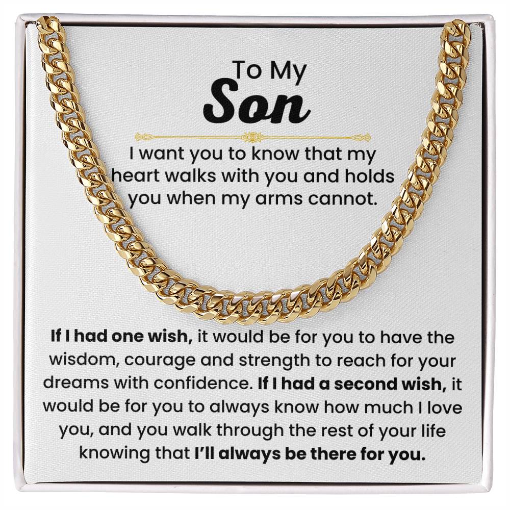 Adjustable Length Necklace for Son