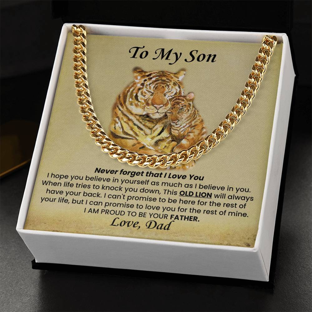 Cuban Link Chain for Son