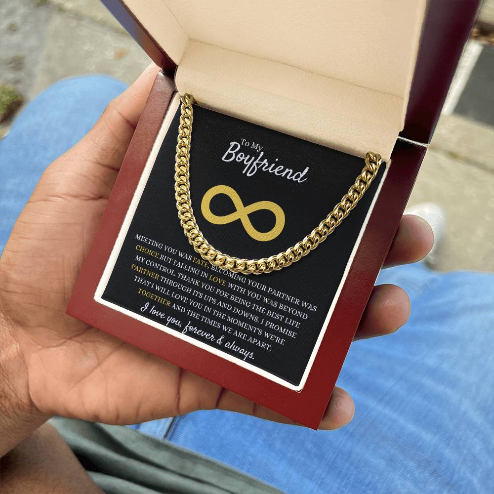 To My Boyfriend Necklace