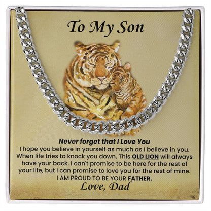 Present for Son from Dad Jewelry