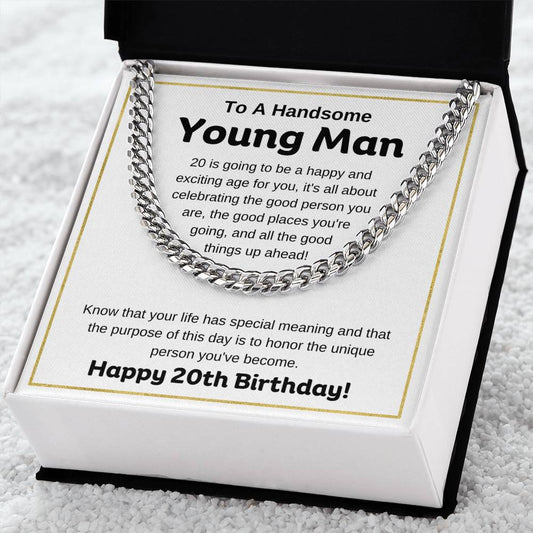 20th Birthday Gift For Young Man