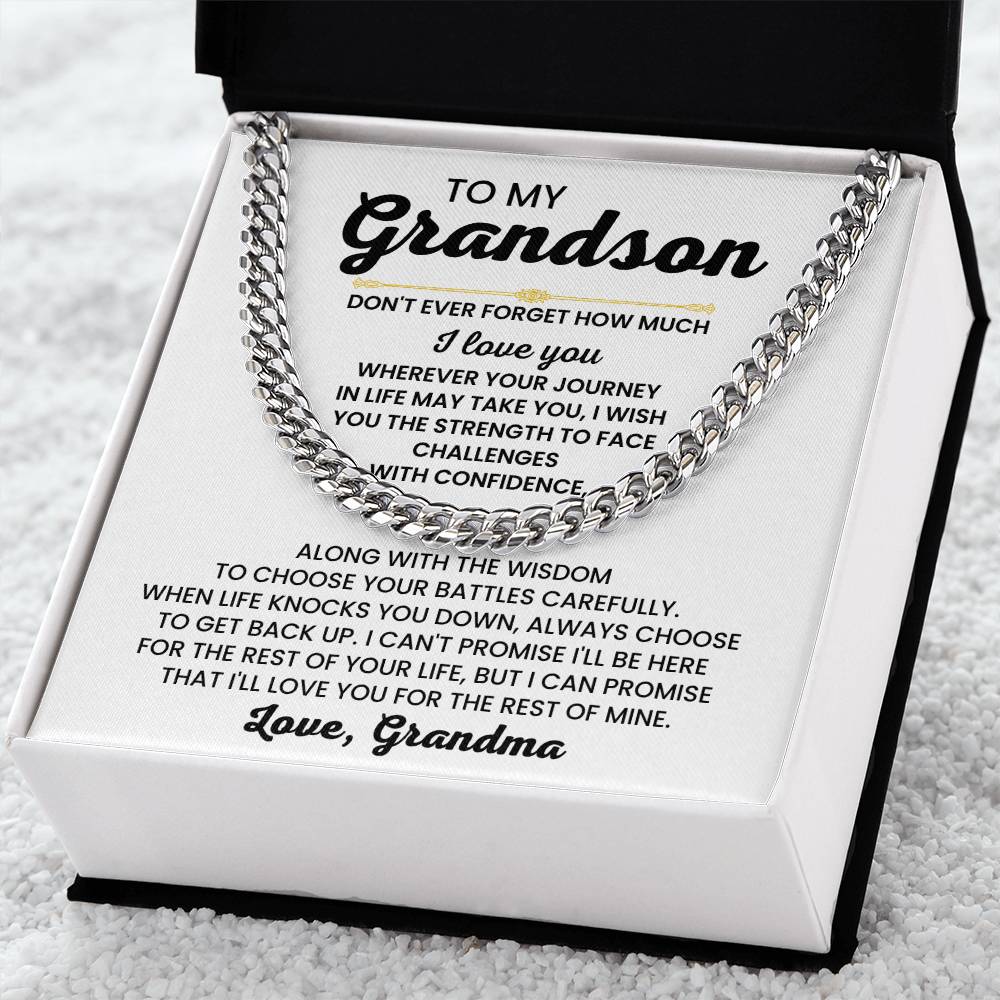 Sentimental Grandson Gift Jewelry