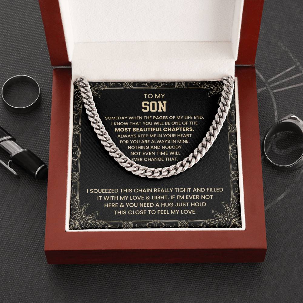 Premium crafted gift for son from parents