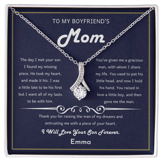 Boyfriends Mom Gift | Future Mother In Law Necklace | Mother's Day, Birthday & Christmas Gift